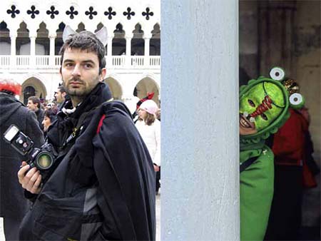 Jvan photographer at the Venice Carnival, Italy - JBLArts photography