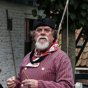 A fisherman in red shirt - JBLArts photography Fine Art Colours