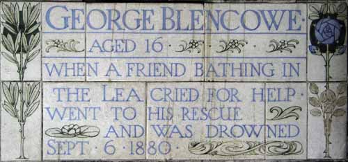 George's tile - Postmans Park, London, JBLArts photography