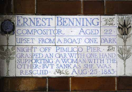 Ernest's tile - Postmans Park, London, JBLArts photography