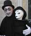 A mime in black with a cuff - Masks at the Venice Carnival, JBLArts photography