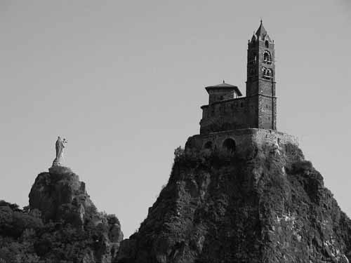 Notre Dame and St-Michel d'Aiguilhe, Le Puy En Velay - France - JBLArts photography