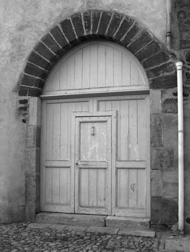 A typical white gate - Le Puy En Velay, France, JBLArts photography