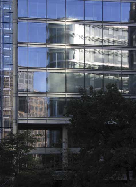 A reflection of reflecting windows - steel-glass building in London, JBLArts photography