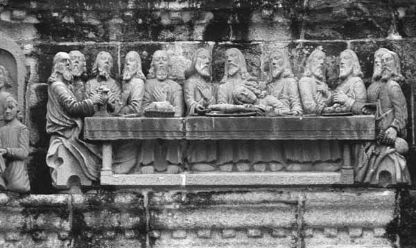 Last supper, Pleyben, 1555 - Calvaires Bretons - Calvaries in Brittany, France, JBLArts photography